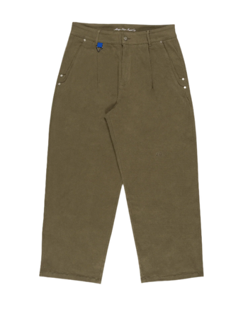 HdPc Less Fancy Pleated Pants - Olive