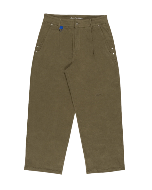 HdPc Less Fancy Pleated Pants - Olive