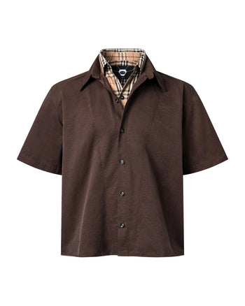 K.M.C - Pretencious Layered Mocha Shirt