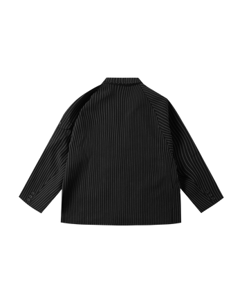 Unlimited Mote - Japanese Minimal  Blazer Jacket - Black Stripe