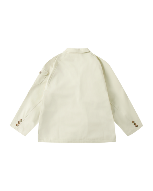Unlimited Mote - Japanese Minimal  Blazer Jacket - White