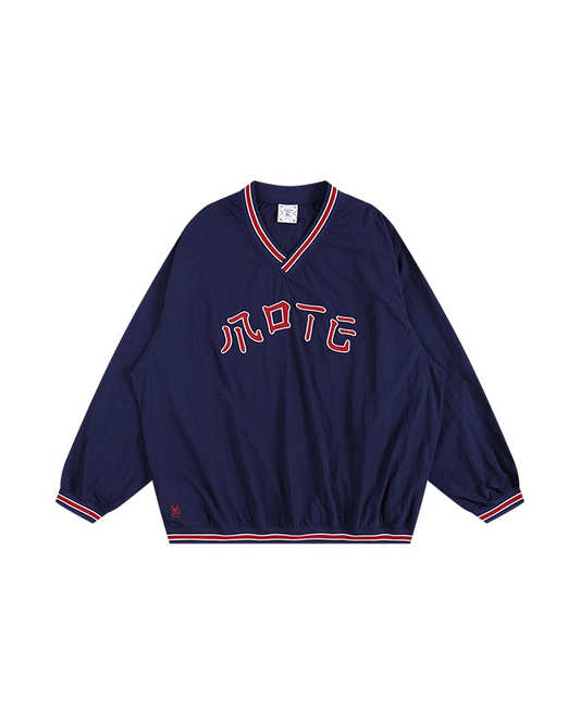Unlimited Mote - Nylon Pull Over Shirt - Navy