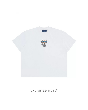 Unlimited Mote - Football Archive Tee - White