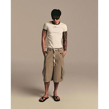 ABBBrand - Broth Island Bodyfit Tee - Off-White