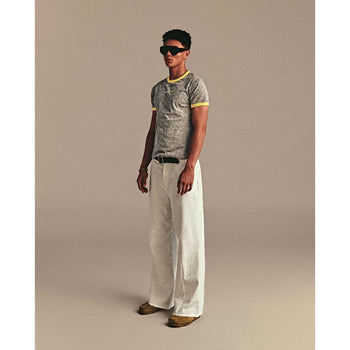 ABBBrand - Broth Island Bodyfit Tee - Off-White