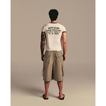 ABBBrand - Broth Island Bodyfit Tee - Off-White