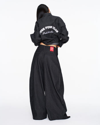 PUSHPUSH - Zenda Oversize Shirt - Black