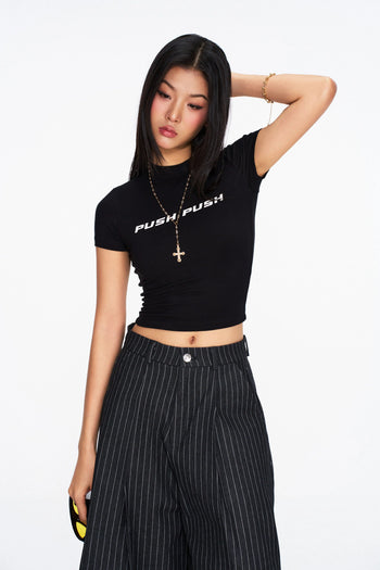 PUSHPUSH - PWR Tee - Black