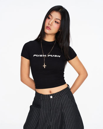 PUSHPUSH - PWR Tee - Black