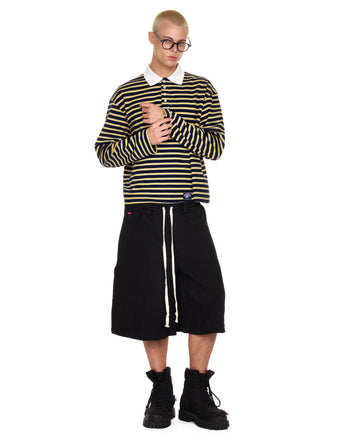 PUSHPUSH - Rugby Polo Shirt - Mustard Yellow