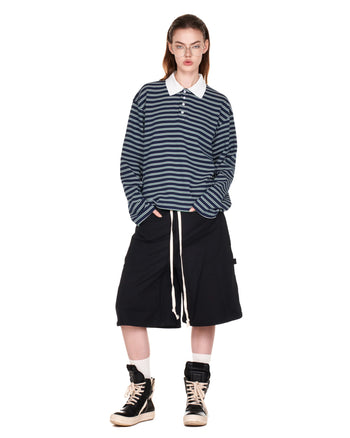 PUSHPUSH - Rugby Polo Shirt - Navy