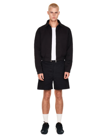 PUSHPUSH - Heritage Zip Jacket - Black Crimson Gingham