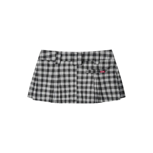 PP - Gingham Mini Skirt - Mono