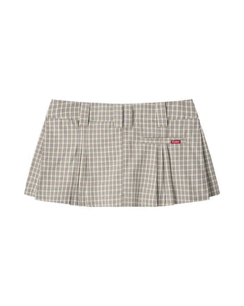 PUSHPUSH - Gingham Mini Skirt - Vintage Gingham