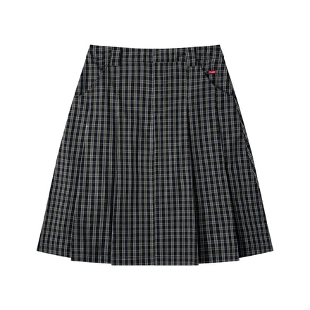 PP - Gingham Midi Skirt - Golden Noir