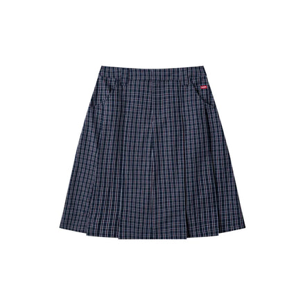 PP - Gingham Midi Skirt - Navy Gingham