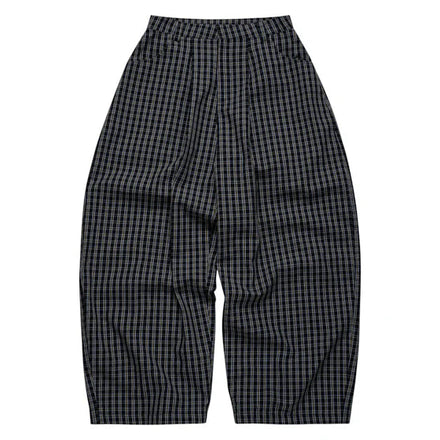 PP - Gingham Wide Pants - Golden Noir
