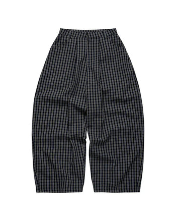 PP - Gingham Wide Pants - Golden Noir