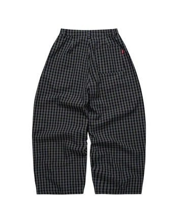 PP - Gingham Wide Pants - Golden Noir
