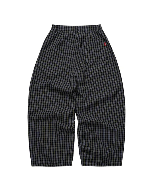 PP - Gingham Wide Pants - Golden Noir