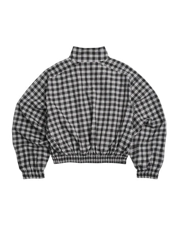 PP - Gingham Zip Jacket - Mono Gingham