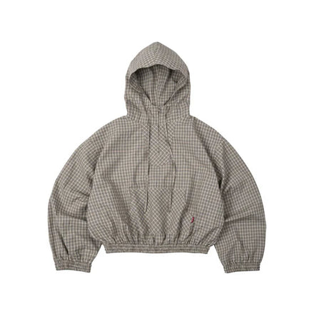 PP - Gingham Half-Zip Hoodie - Vintage Gingham