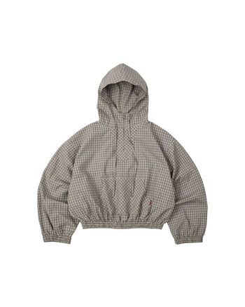 PP - Gingham Half-Zip Hoodie - Vintage Gingham