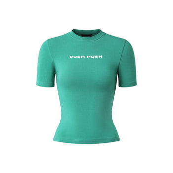 PUSHPUSH - Celestial Tee - Green Teal