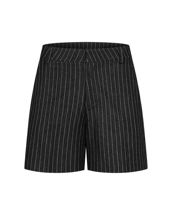 PUSHPUSH - Off-Work Shorts - Black Pinstripe