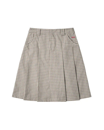 PUSHPUSH - Gingham Midi Skirt - Vintage Gingham