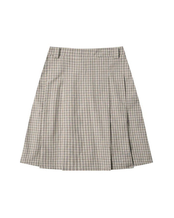PUSHPUSH - Gingham Midi Skirt - Vintage Gingham