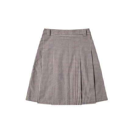 PP - Gingham Midi Skirt - Mauve Gingham