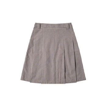 PP - Gingham Midi Skirt - Mauve Gingham