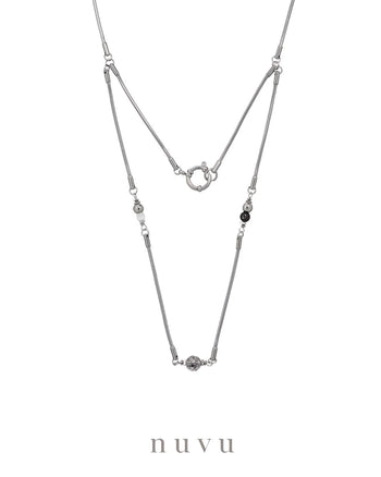 Nuvul Jewel - Black Magnet Necklace