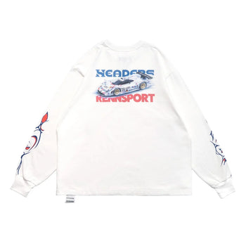 Headers - Tribal L/S Tee - Carrera White