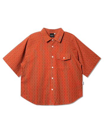Against Lab - Sashiko Shirt - Orange
