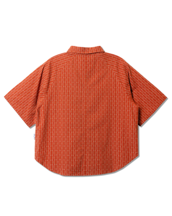 Against Lab - Sashiko Shirt - Orange