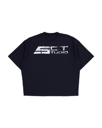 Society SS25 Boxy Tee - Black