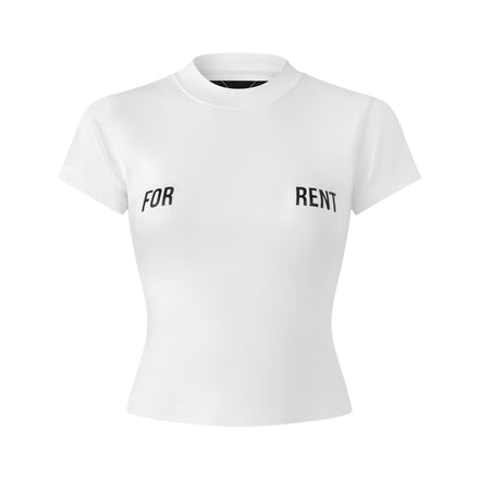 K.M.C - For Rent Croptop - White