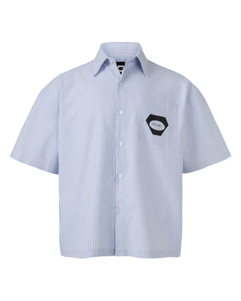 K.M.C - Beware Black Printing Boxy Shirt