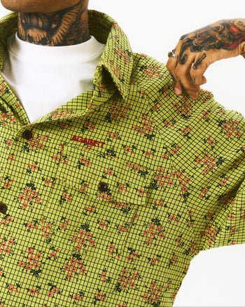 Against Lab - Floral Miguel Shirt - Green