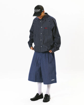 Against Lab - Denim Stripe L/S Shirt