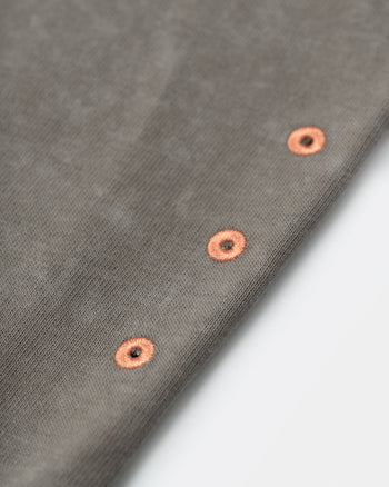 FTMD. Logo Washed Tee -Khaki Brown