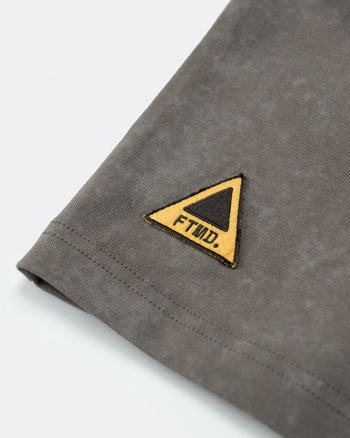 FTMD. Logo Washed Tee -Khaki Brown