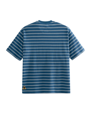 FTMD. Textured Stripe Tee -Blue/White