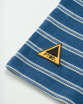 FTMD. Textured Stripe Tee -Blue/White