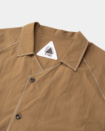 FTMD. Relaxed Cotton Overshirt - Brown