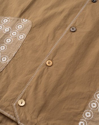 FTMD. Relaxed Cotton Overshirt - Brown