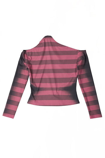Double Back - Stripes Top - Pink