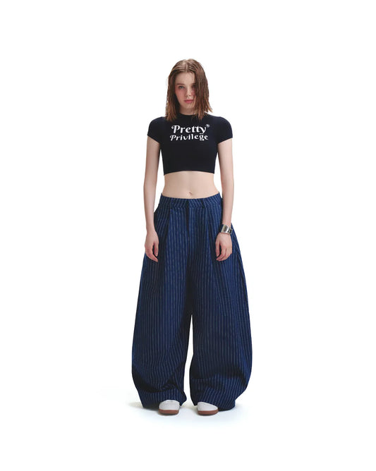 PP - Stripes Pants - Navy